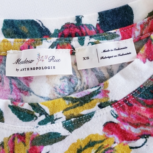 ANTHROPOLOGIE Floral 2 Piece Set Maeve/Meadow Rue - Picture 3 of 8